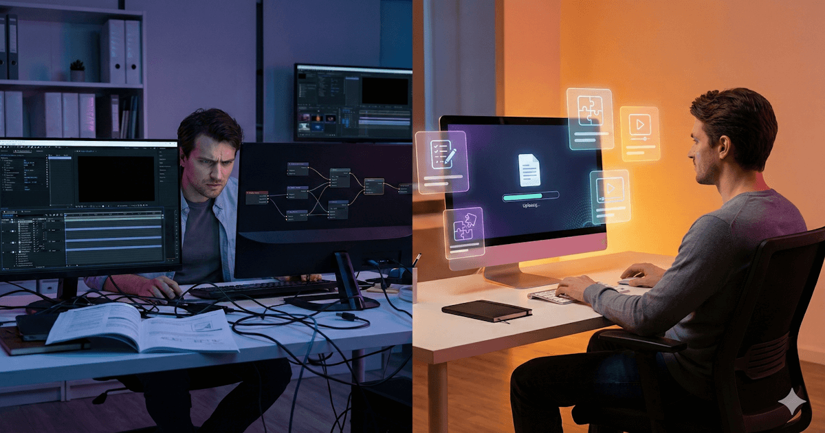 KI-eLearning-Autorentools vs. traditionelle Software: Was passt zu Ihnen?